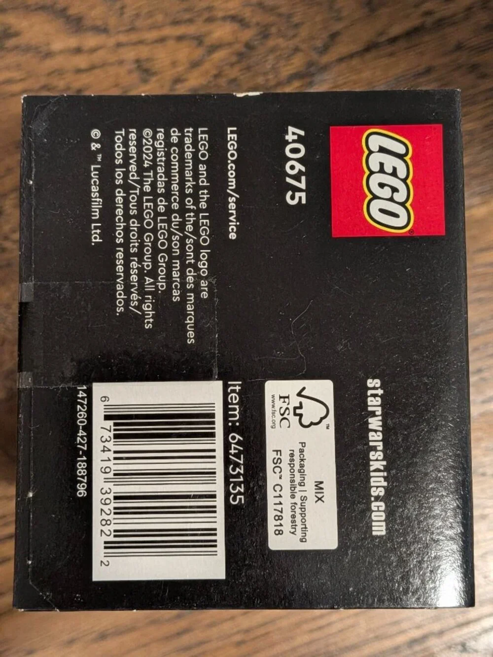 LEGO 40675 Commander Cody BrickHeadz - New in Box, Sealed